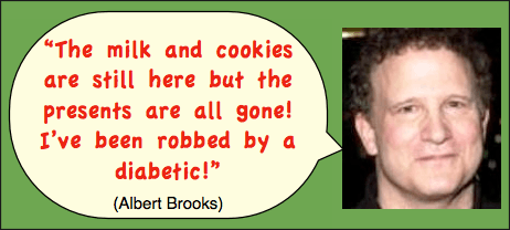 Photo of comedian Albert Brooks with quote: 