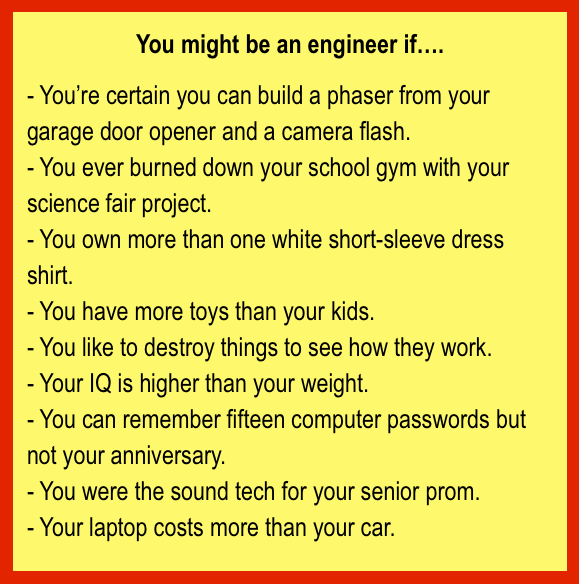 Engineering Jokes For Your Inner Geek Engineering Jokes For Your Inner Geek
